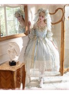 Classical Puppets Eyelash Lace High Waist One Piece(Pre-Order/4 Colours/Full Payment Without Shipping)